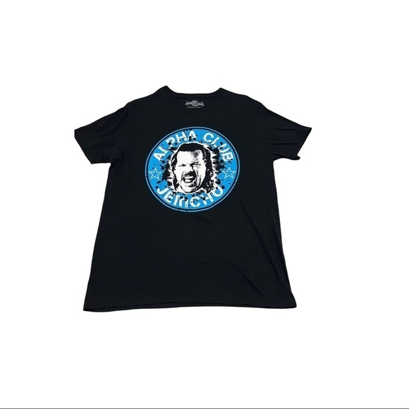 Chris Jericho Alpha Club Wrestling Tee Size Large - Picture 1 of 5